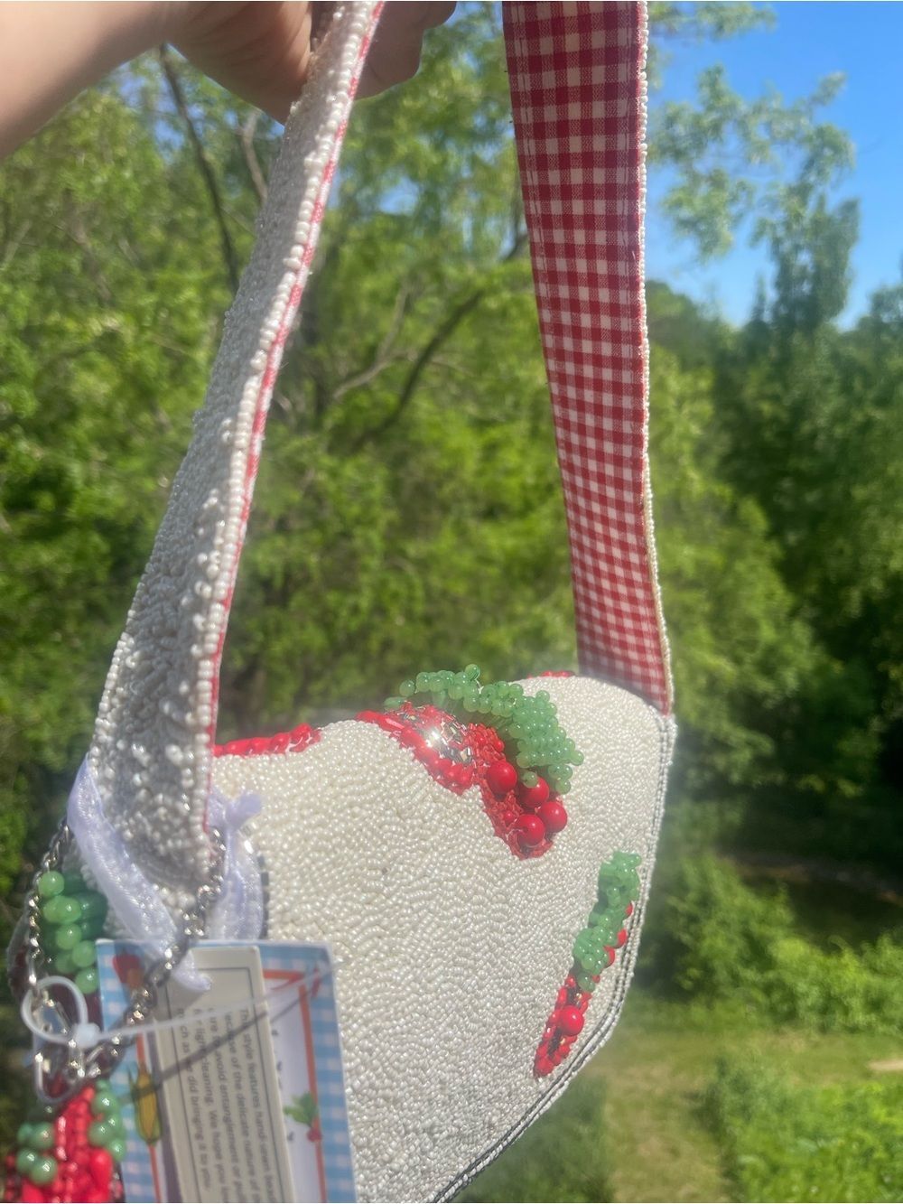 Viral Beaded Bag - Tomatoes - HOT TikTok Trend - rare find - Picture 4 of 5